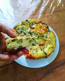 Tarta de chauchas y queso