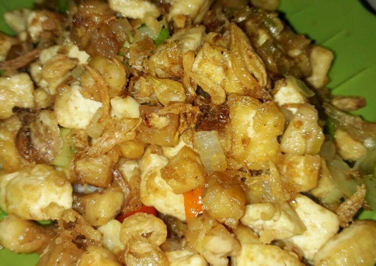 Cara Gampang Membuat Tempe tahu cabe garam Anti Gagal