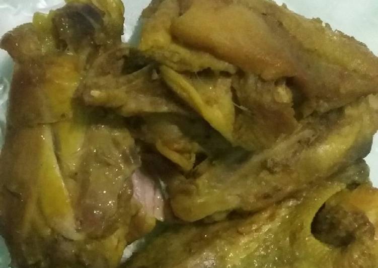 Resep Ayam Goreng Kuning, Enak Banget