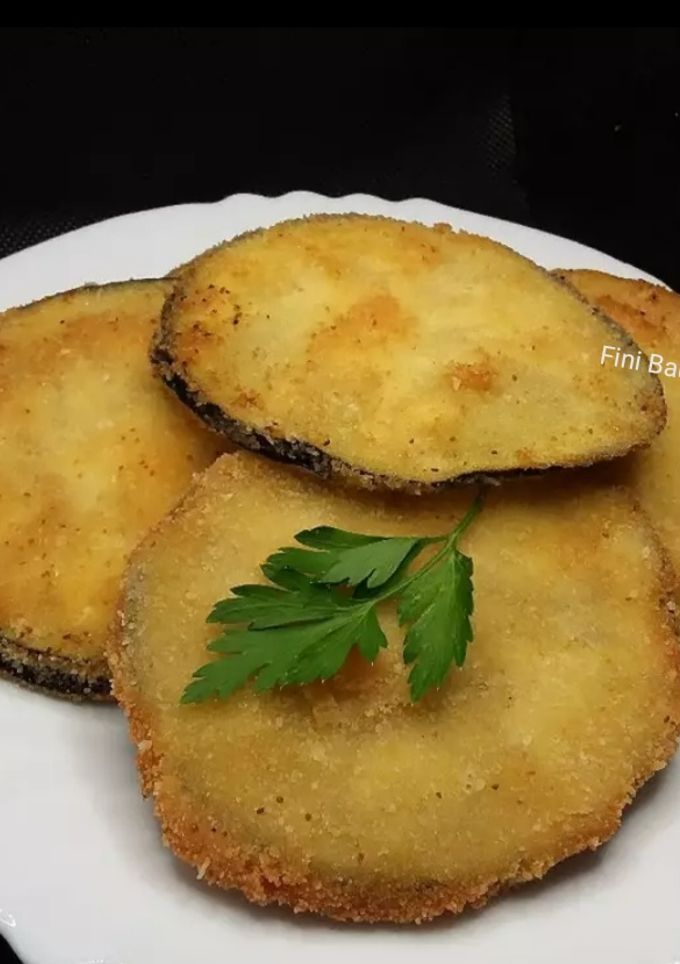 Una foto de Milanesa de berenjena