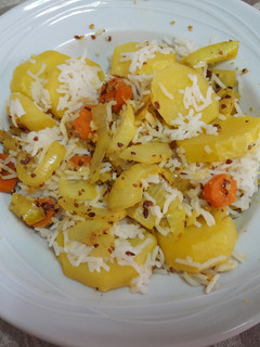 Una foto de 🇬🇷"Picadillo de patatas griego" vegano