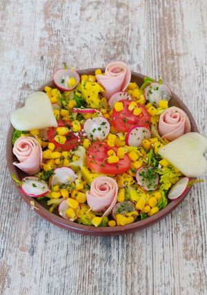 Une photo de Salade 🥗 composée