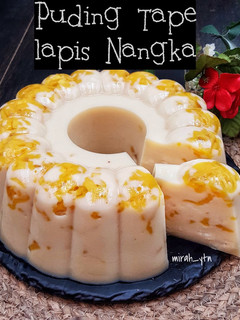 Foto resep Puding Tape lapis Nangka