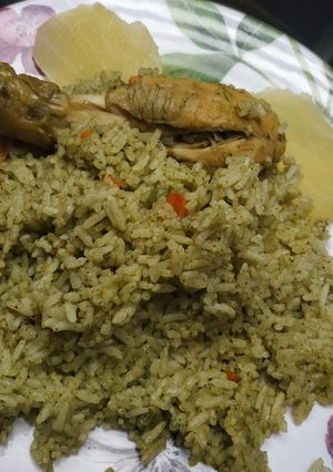 Una foto de Arroz con pollo🍗
