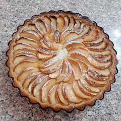 Tarte aux pommes a la crème 🍏-レシピのメイン写真