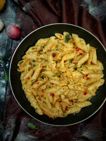 Easy Ways Make Recipes Penne Pasta in Pumpkin Sauce the So Delicious Tasty.