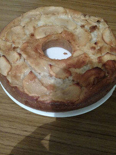 Una foto de Torta fácil de manzana