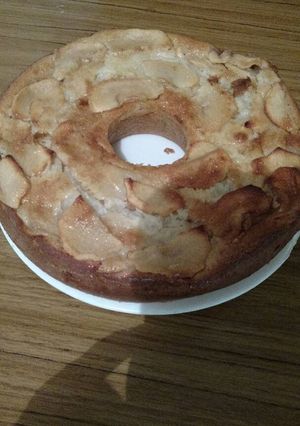 Una foto de Torta fácil de manzana