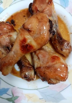 Una foto de Pollo al estilo de las Antillas
