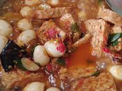 Gambar udang kecil tempe balado