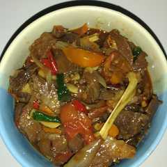 รูปของ Jantung sapi saos tiram