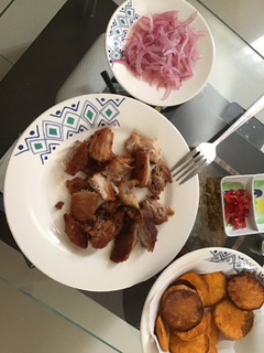 Una foto de Chicharrón de chancho