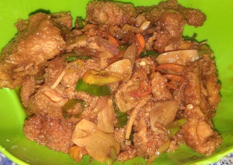 Chiken katsu saus kecap