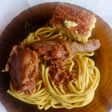 Tallarín de pollo casero