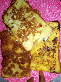 A picture of Fried Bread with Egg.