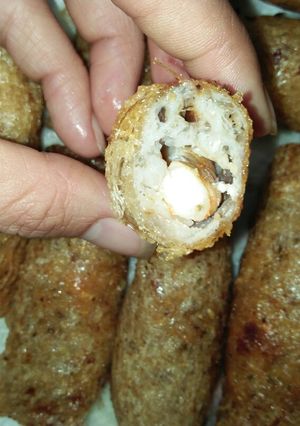 Hình của món Nem rế tôm cá.