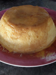 Una foto de Flan de huevo en olla exprés