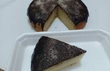 Bánh phủ socola dừa- cốt bánh không trứng- eggless cake