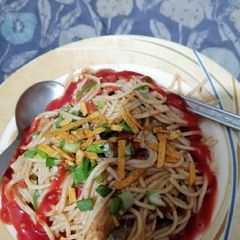 A picture of Chicken chowmin.