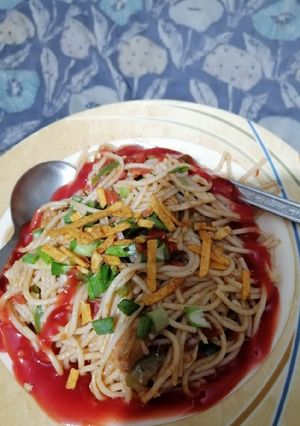A picture of Chicken chowmin.