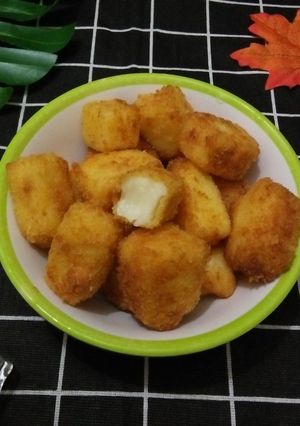 Hình của món Bánh sữa tươi chiên giòn cách làm chi tiết đơn giản.