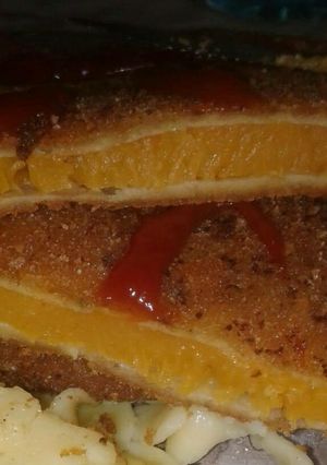 Una foto de Milanesas de zapallo calabaza 😋