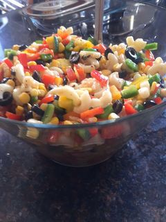صورة لوصفة سلطة المعكرونة الباردة 🥗🍀🥬