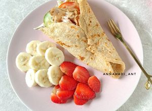 Foto resep Chicken Tortilla Oat Wrap