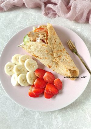 Foto resep Chicken Tortilla Oat Wrap