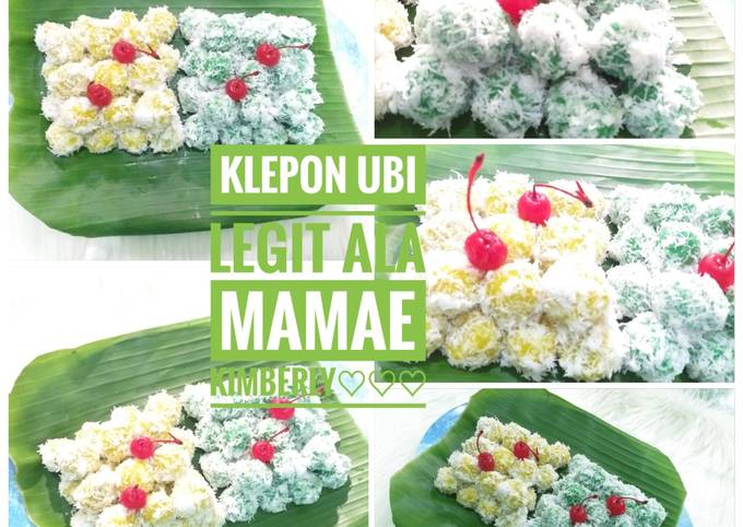Resep Klepon Ubi Legit, Lezat Sekali