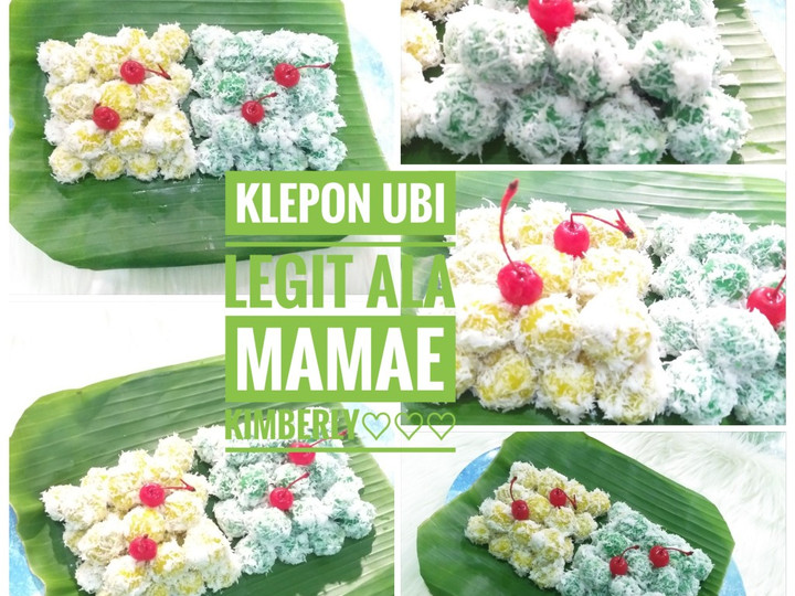 Resep Klepon Ubi Legit, Lezat Sekali