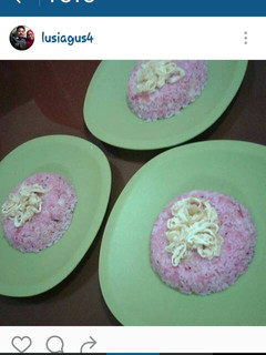 Foto resep Nasi goreng buah naga