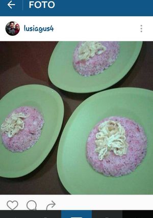 Foto resep Nasi goreng buah naga
