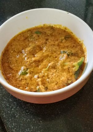 A picture of Crunchy malai capsicum.