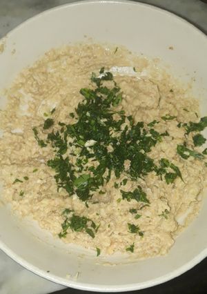 Una foto de Hummus de garbanzo