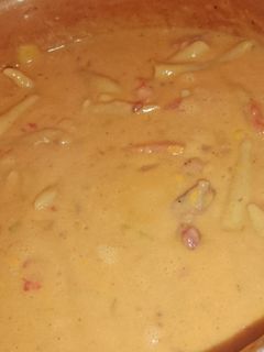 Una foto de Domplines ahogados en queso
