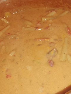 Una foto de Domplines ahogados en queso