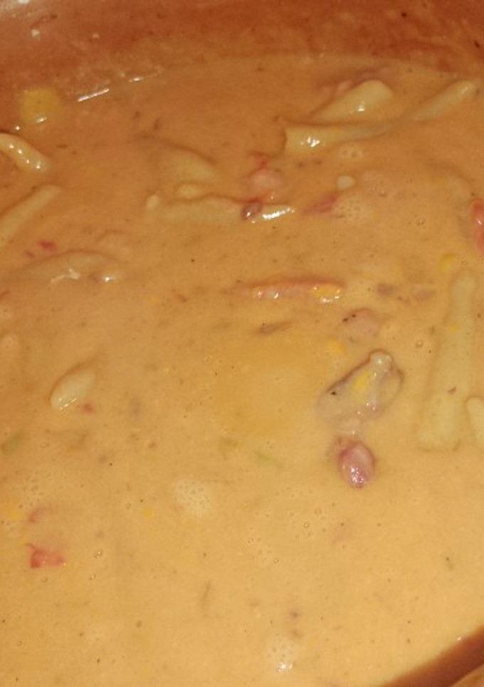 Una foto de Domplines ahogados en queso