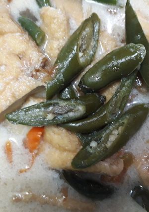 Foto resep Sayur tahu cabe ijo
