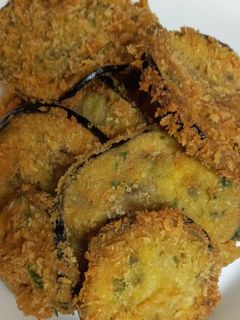 Una foto de Milanesas de berenjena