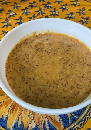 Une photo de Marinade épicée au citron, érable, tomate et moutarde à l'ancienne