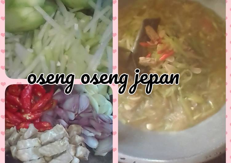 Proses mengolah Oseng oseng jepan/ labu siam Anti Gagal