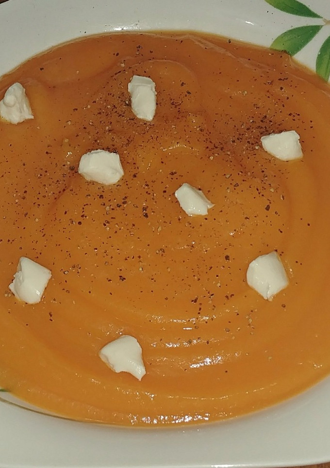 Una foto de Puré de calabaza