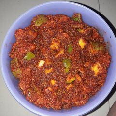 Row mango pickal A picture of Row mango pickal.