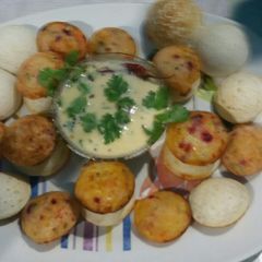 A picture of Semolina vegetable appe.