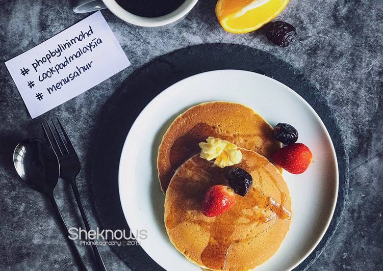 Resepi Pancake Mudah #phopbylinimohd yang Lezat