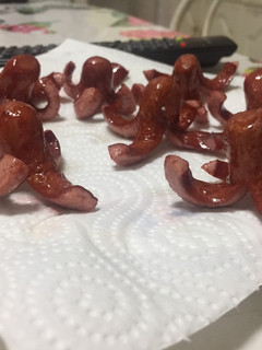 Una foto de Pulpitos de salchicha