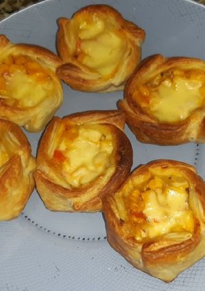 Una foto de Canastitas de choclo y queso 🤤