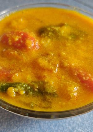 A picture of Thakali Kuruma/Tomato Gravy 🍅.