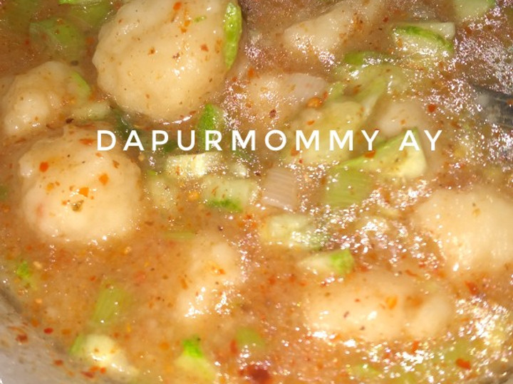 Resep: Pentol (terigu) kuah (tekwan kw) Yang Mudah